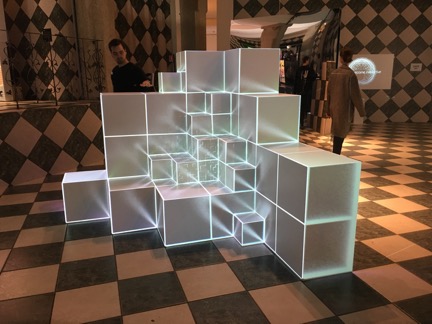 Ricoh's installation for the FRAME exhibition What's The Matter?