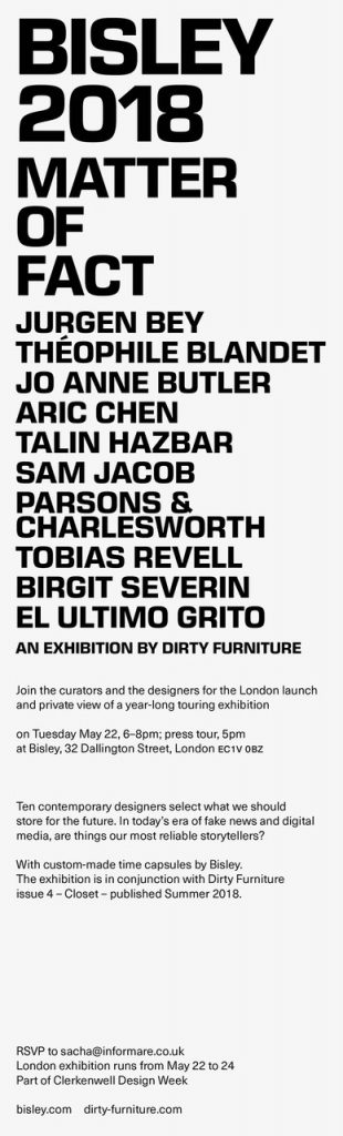 Bisley 2018 Matter of Fact Invitation