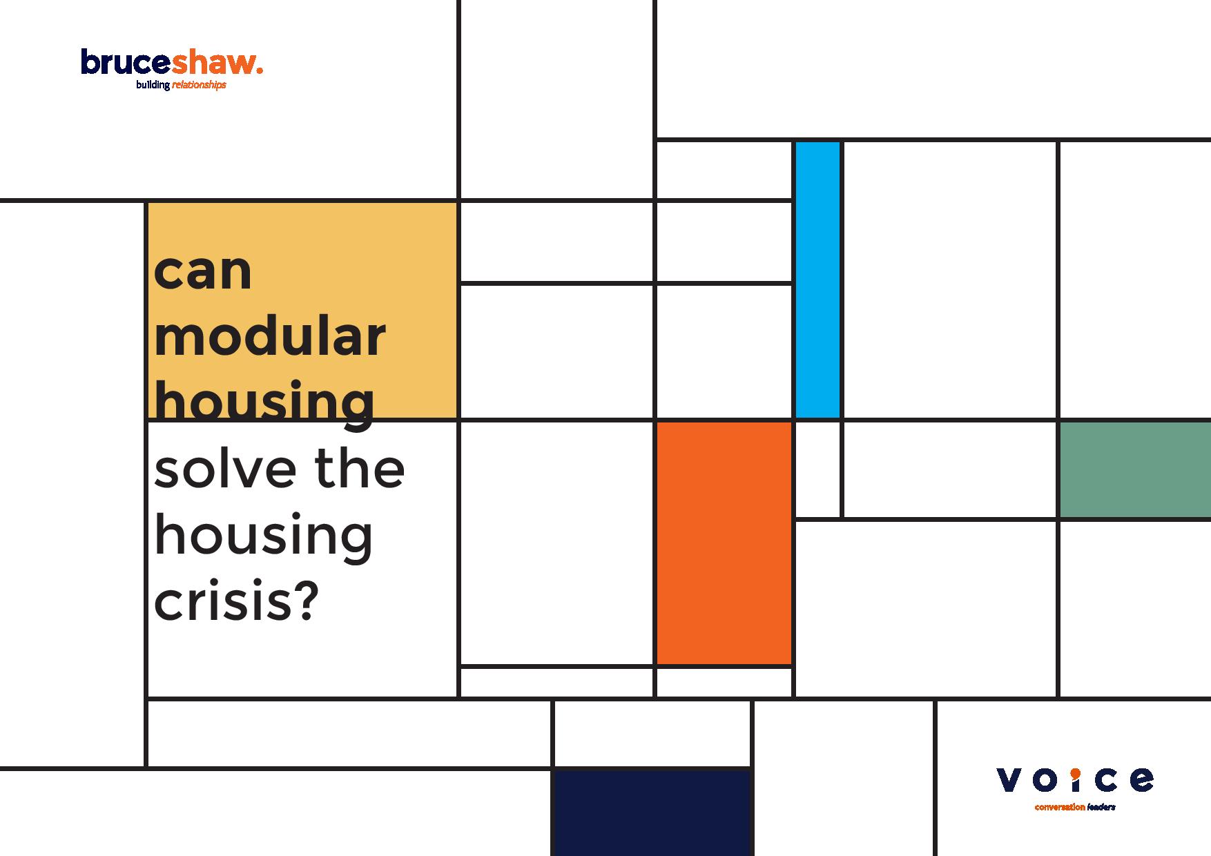 Bruceshaw explores the residential sector through modular housing