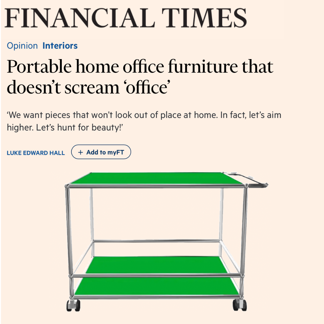 USM’s Haller System featured in the Financial Times